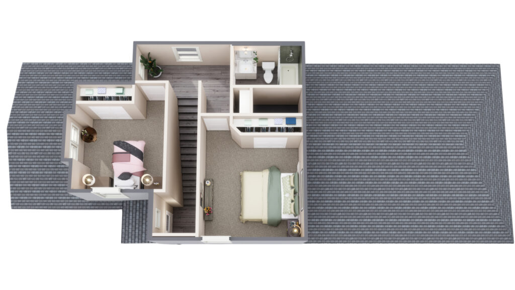 The Carman - Floor 2 with bedroom